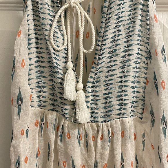 Joie Silk Halter Top With Tassel Tie-XS - Picture 2 of 5